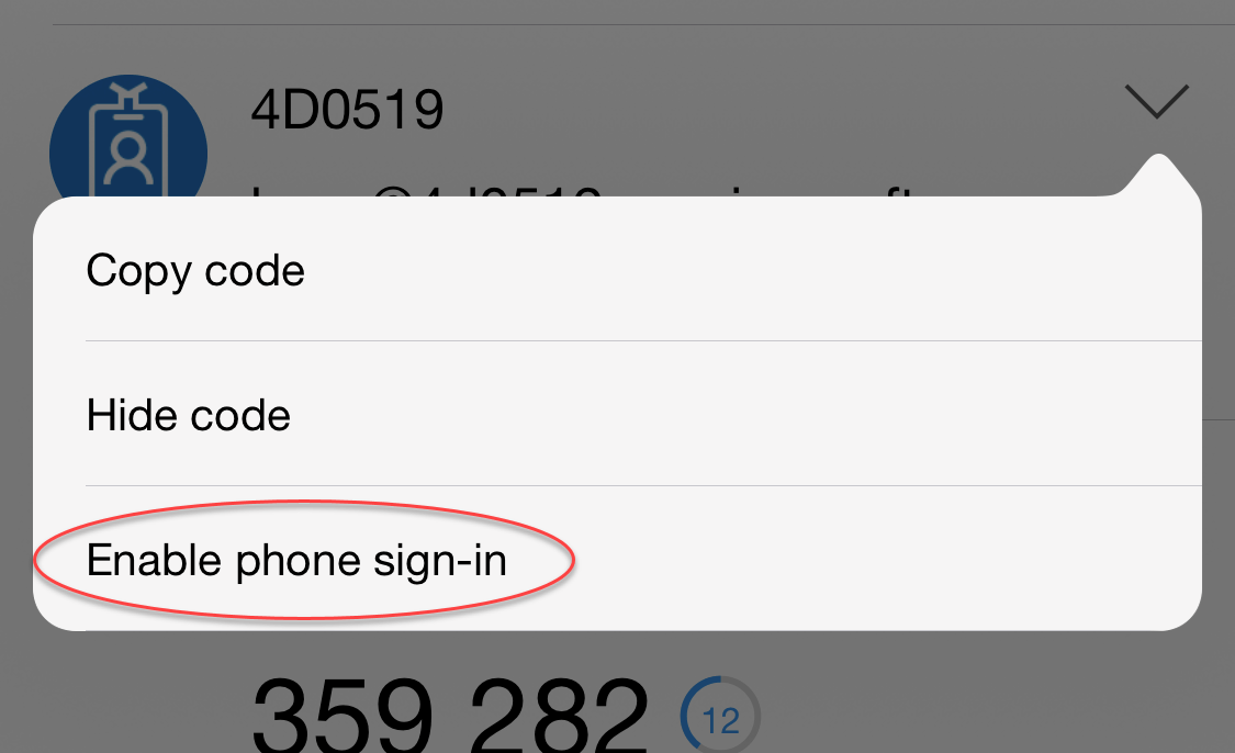 RIP password Phone sign in