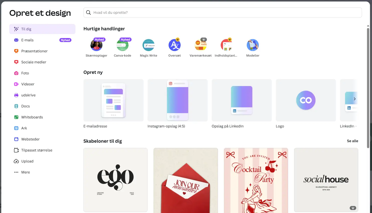 design muligheder
